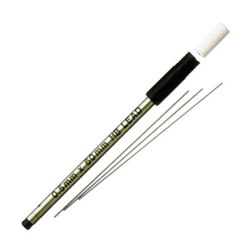 Pencil Leads and Eraser - 0.5MM Refills for Cassette Pencils - 12 Leads and 1 Eraser | 8405 | Freedompens