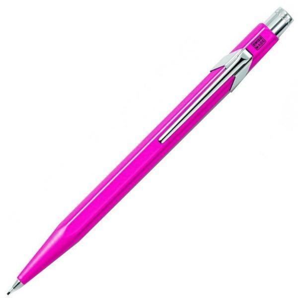 Caran d'Ache 844 Metal Fluorescent Pink Mechanical Pencil | 844.090 | Freedompens