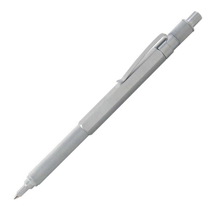Retro 1951 Hex-o-Matic Silver Ballpoint Pen | Freedompens