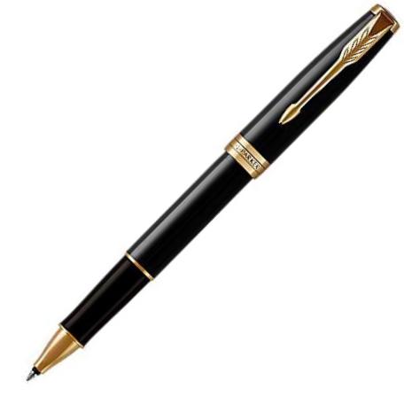 Parker Sonnet Black Lacquer GT Rollerball Pen | 1931496 | Freedompens