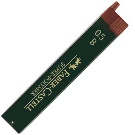 Refill Fineline lead SUPER-POLYMER Faber-Castell 0.5 MM B | 120501 | Freedompens
