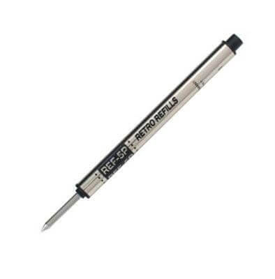 Refill Retro 1951 Short Rollerball REF5P, Black | REF5P | Freedompens